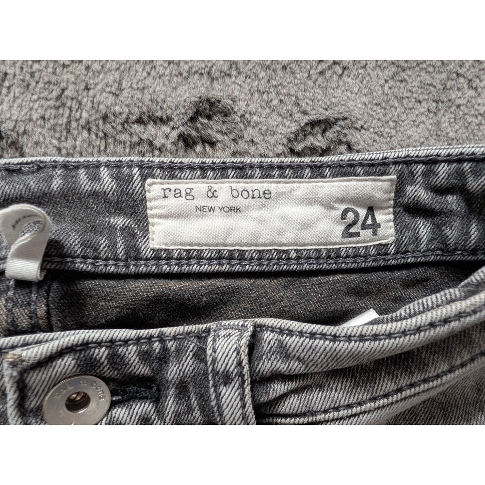 Rag & Bone Nina High Rise Ankle Flare Jeans Women's Size 24 Gray - Picture 3 of 13